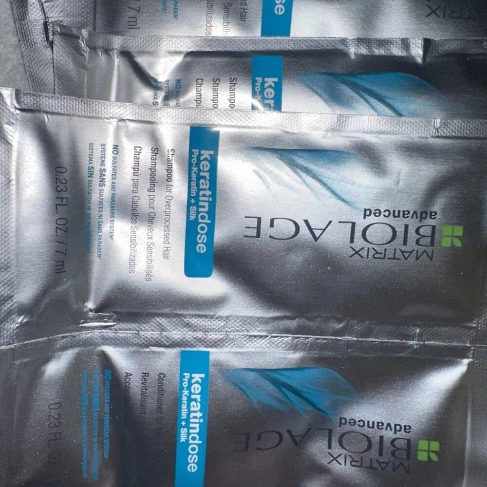 Matrix biolage keratindose Shampoo‎ and Conditioner travel sample hair care